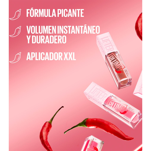 Maybelline - Volumizing Lip Gloss Lifter Plump - 008: Hot Honey