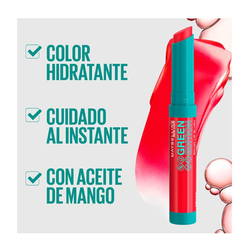 Maybelline - *Green Edition* - Tinted Lip Balm Balmy Lip Blush - 008: Desert