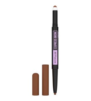 Maybelline - Eyebrow pencil Brow satin Duo - 002: Medium Brown