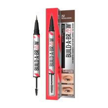 Maybelline - Eyebrow pencil and fixing gel Build A Brow 2 in 1 - 257: Medium Brown