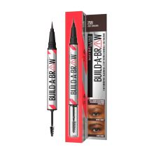 Maybelline - Eyebrow pencil and fixing gel Build A Brow 2 in 1 - 259: Ash Brown