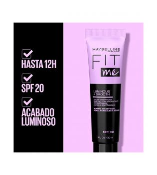 Maybelline - Moisturizing Primer Fit Me Luminous + Smooth - Pieles normales a secas