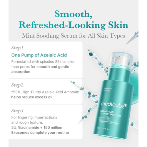Medicube - *Azelaic* - Serum with azelaic acid Exosome Shot - 2000