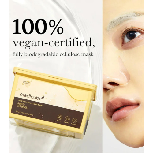 Medicube - *Deep Vita C* - Cellulose mask with vitamin C Daily Quick - 30ud