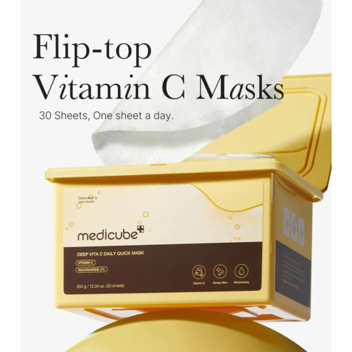 Medicube - *Deep Vita C* - Cellulose mask with vitamin C Daily Quick - 30ud