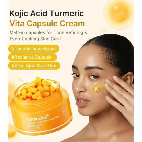 Medicube - *Kojic Acid* - Brightening facial cream Vita Capsule Cream
