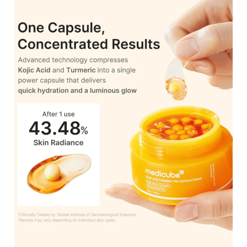 Medicube - *Kojic Acid* - Brightening facial cream Vita Capsule Cream