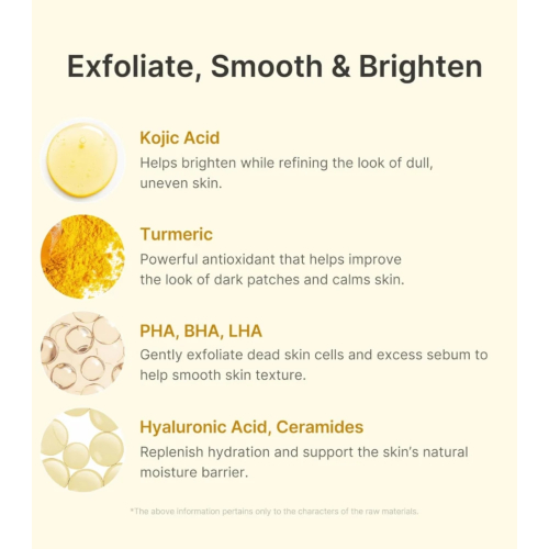 Medicube - *Kojic Acid* - Peeling illuminating facial Kojic Acid Turmeric Peel Shot