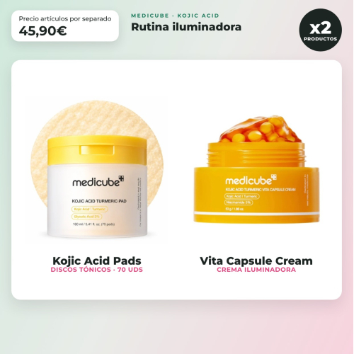 Medicube - Kojic Acid - Brightening Routine (discs + cream)