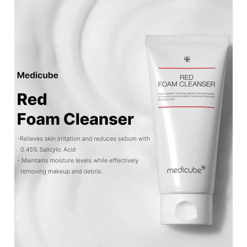 Medicube - *Red* - Foaming Cleanser with Salicylic Acid and Tea Tree