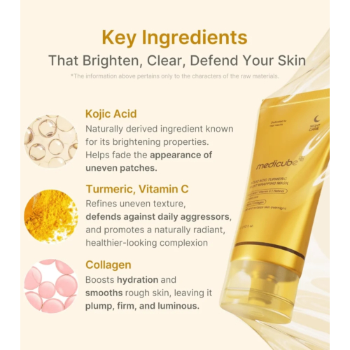 Medicube - Illuminating Night Face Mask Kojic Acid Turmeric