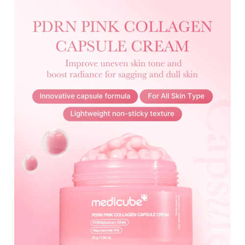 Medicube - *PDRN Pink* - Brightening Face Cream Collagen Capsule Cream