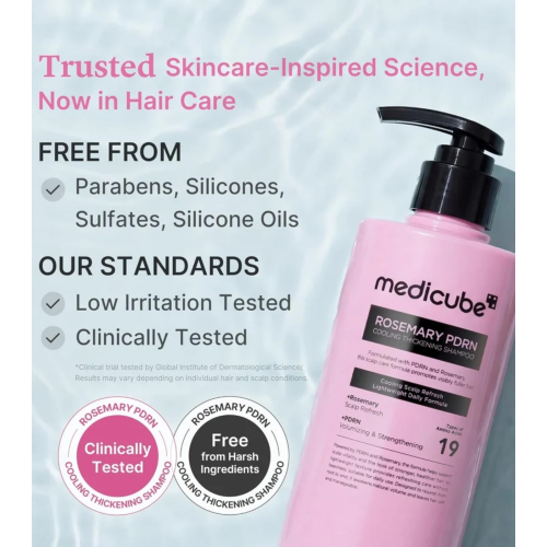 Medicube - *Rosemary PDRN* - Strengthening rosemary shampoo