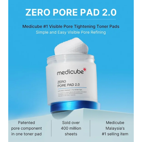 Medicube - *Zero Pore* - AHA+BHA Exfoliating Pads - 70pcs