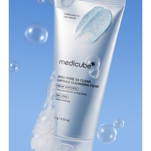 Medicube - *Zero Pore* - Exfoliating Foaming Facial Cleanser Clear Capsule