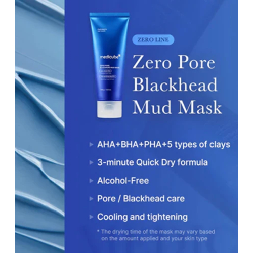 Medicube - *Zero Pore* - Mask with AHA, BHA and PHA Blackhead Mud Mask