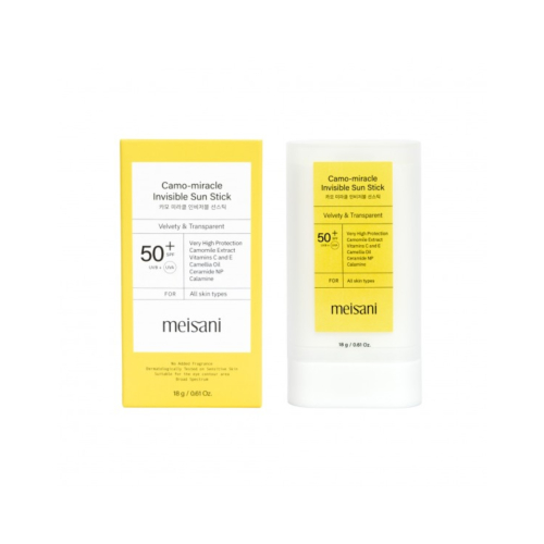 Meisani - Facial sunscreen stick Camo-miracle Invisible SPF50+