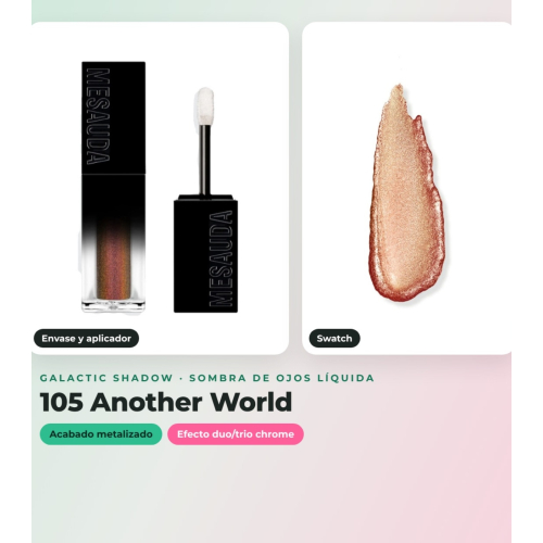 Mesauda - Pack of 2 liquid shadows Galactic Shadow - 101: Atmosphere + 105: Another World