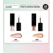 Mesauda - Pack of 2 liquid shadows Galactic Shadow - 110: Supernova + 106: Supernatural
