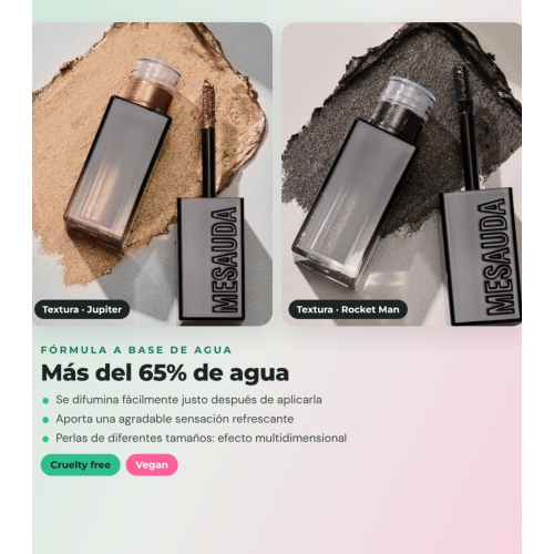 Mesauda - Pack of 3 liquid shadows Galactic Shadow - 111: Jupiter + 107: Life on Mars + 112: Rocket Man
