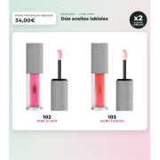 Mesauda - Duo pack lip oil Lipoilogy - 102: Pink Elixir + 103: Ruby Fusion