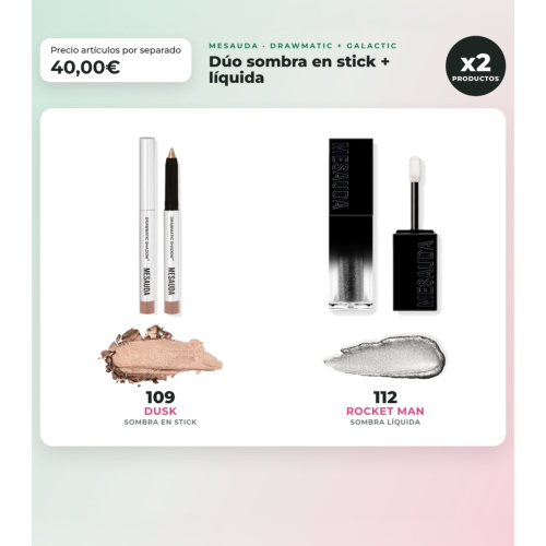 Mesauda - Duo pack Drawmatic Shadow + Galactic Shadow - 109: Dusk + 112: Rocket Man