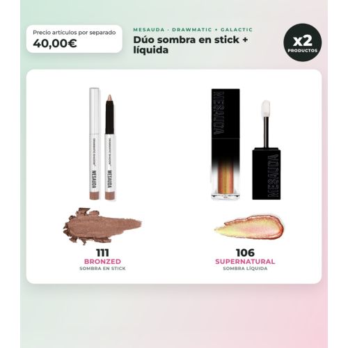 Mesauda - Duo pack Drawmatic Shadow + Galactic Shadow - 111: Bronzed + 106: Supernatural