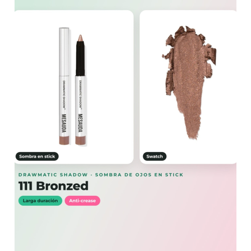 Mesauda - Eye pack Galactic Shadow 109: Milky Way + Drawmatic Shadow 111: Bronzed + Mascara Femuline