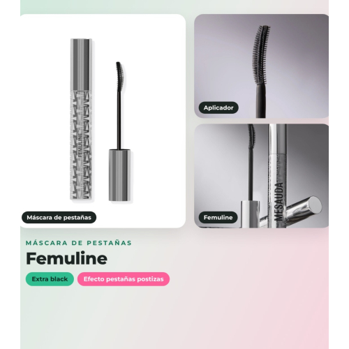 Mesauda - Eye pack Galactic Shadow 109: Milky Way + Drawmatic Shadow 111: Bronzed + Mascara Femuline