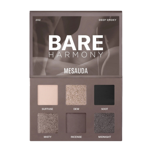 Mesauda - Eyeshadow Palette Bare Harmony 2.0 - 202: Deep Smoky