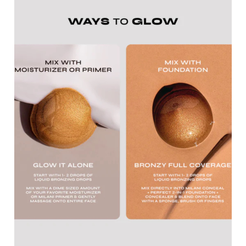 Milani - *Conceal + Perfect* - tanning drops Sun Kissed - 110: Light