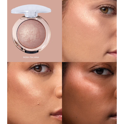 Milani - Powder Highlighter Baked - 03: Rosa italiana