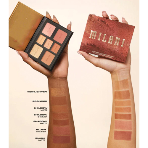 Milani - Face and Eye Palette All-Inclusive - Medium to Deep