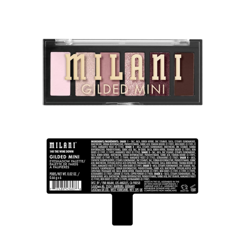 Milani - Eyeshadow Palette Gilded Mini - 140: The Wine Down