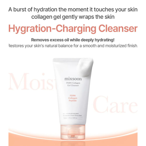 Mixsoon - *PDRN Collagen* - Facial cleansing gel