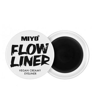 Miyo - Flow Liner Cream Eyeliner - 01: Asphalt