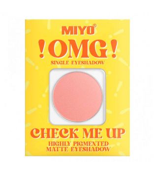 Miyo - *OMG!* - Check Me Up Matte Eyeshadow - 15: Rich peach