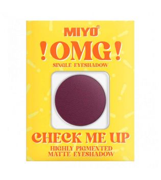 Miyo - *OMG!* - Check Me Up Matte Eyeshadow - 04: Sweet plum