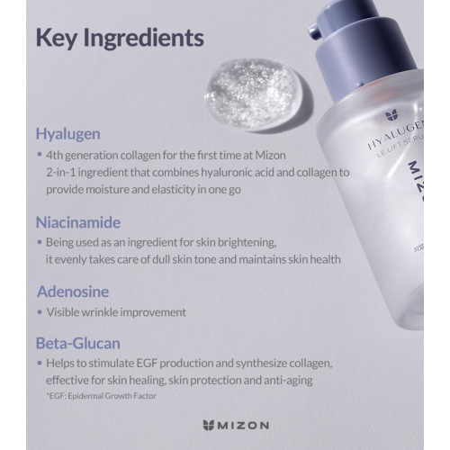 Mizon - *Hyalugen* - Moisturizing facial serum Le Lift Serum