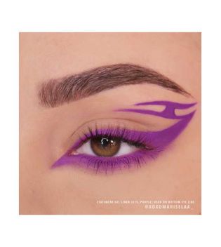 Moira - Waterproof eyeliner Eye catching Dip Liner - 11: Grape
