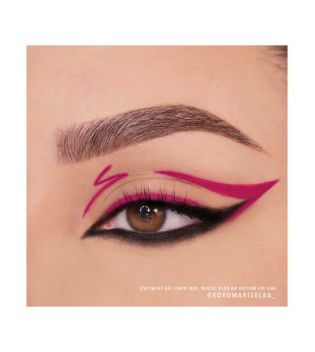 Moira - Waterproof eyeliner Eye catching Dip Liner - 12: Mulberry