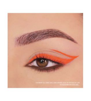 Moira - Waterproof eyeliner Eye catching Dip Liner - 14: Orange