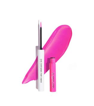 Moira - Waterproof eyeliner Eye catching Dip Liner - 17: Hot Pink