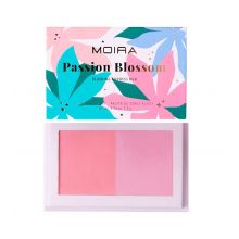Moira - Powder Blush Duo Blushing Goddess - Passion Blossom