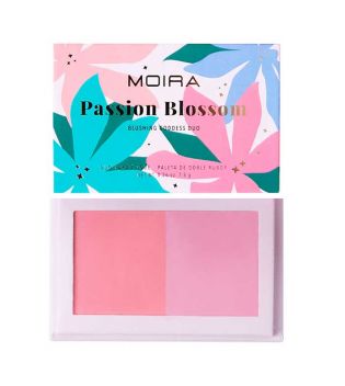Moira - Powder Blush Duo Blushing Goddess - Passion Blossom