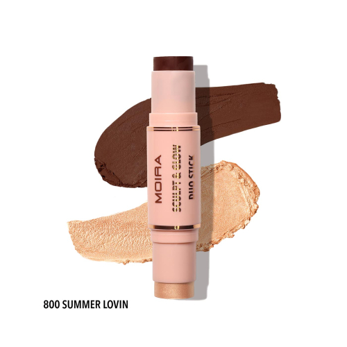 Moira - Sculpt & Glow Contour and Highlighter Duo Stick - 800: Summer Lovin'