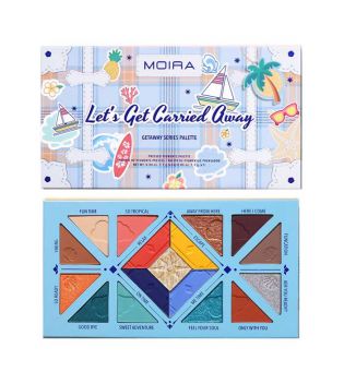 Moira - *Getaway Series* - Pressed Pigment Palette Let's Get Carried Away