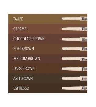 Moira - Automatic Eyebrow Pencil Angled Brow - 03: Chocolate Brown