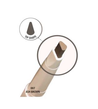 Moira - Automatic Eyebrow Pencil Angled Brow - 07: Ash Brown