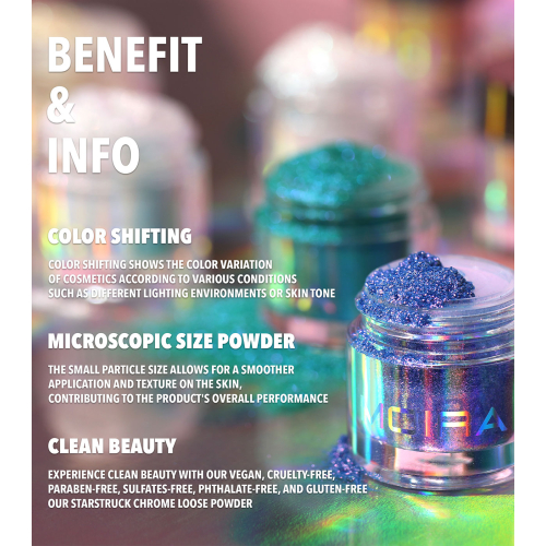 Moira - Loose Pigments Starstruck Chrome Loose Powder - 003: Cosmic Dust